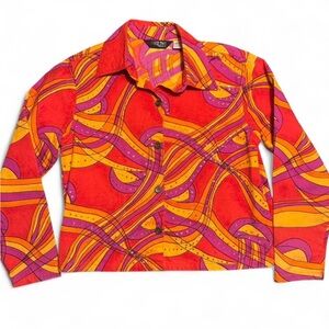 Vintage Take Two Cotton Button-Down Top – Size S